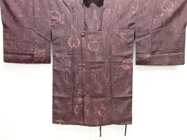 葉模様道行コート